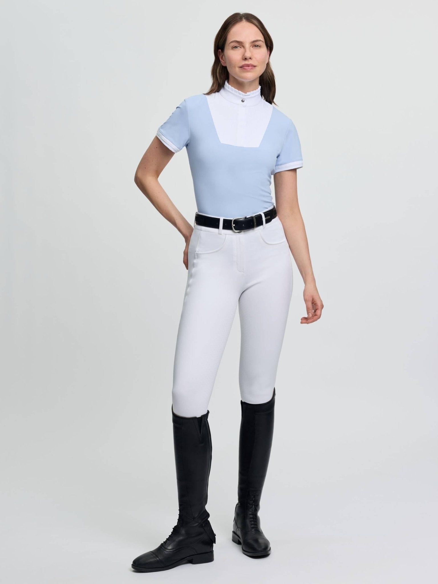 Lemieux Sophia Short Sleeve Pleated Show Shirt - Nags Essentials