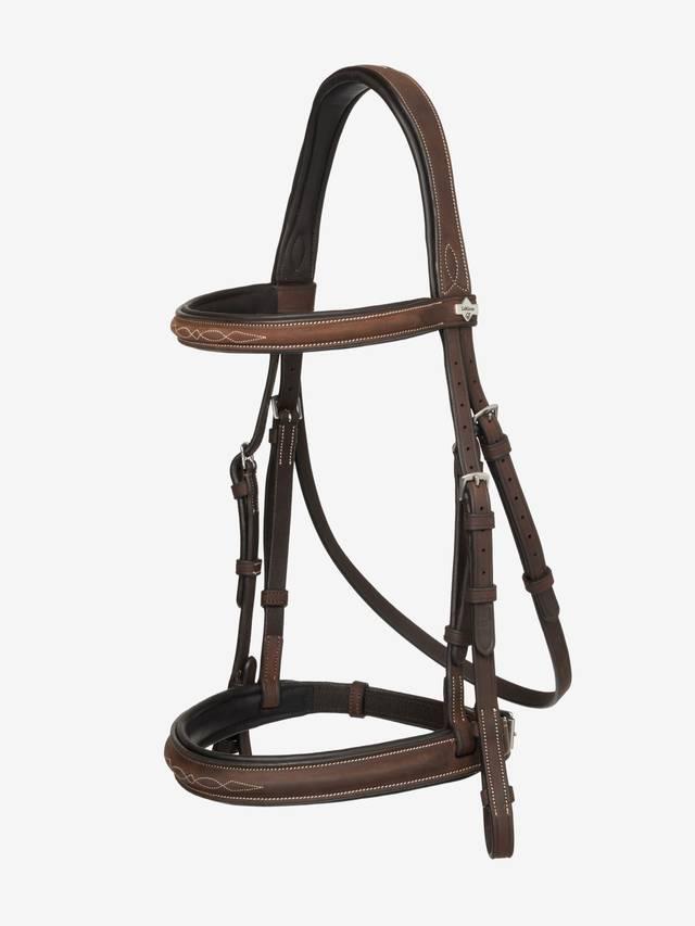 LeMieux Stitched Hunter Bridle with Laced Reins - Nags Essentials