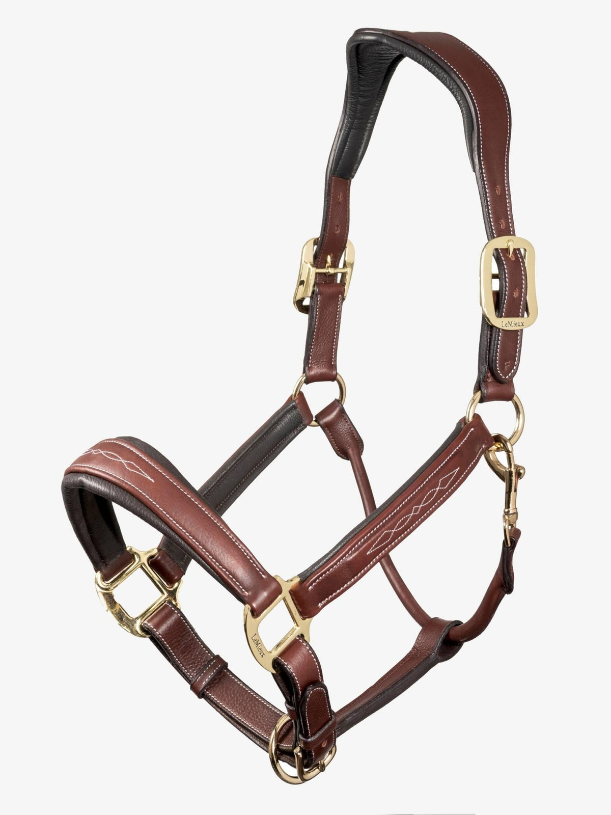 LeMieux Stitched Leather Headcollar - Nags Essentials