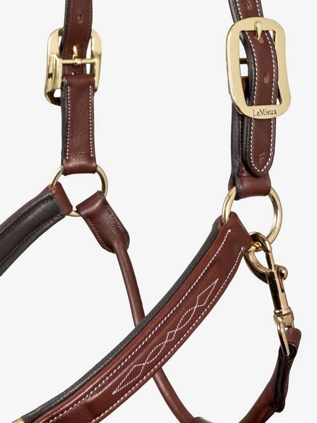 LeMieux Stitched Leather Headcollar - Nags Essentials
