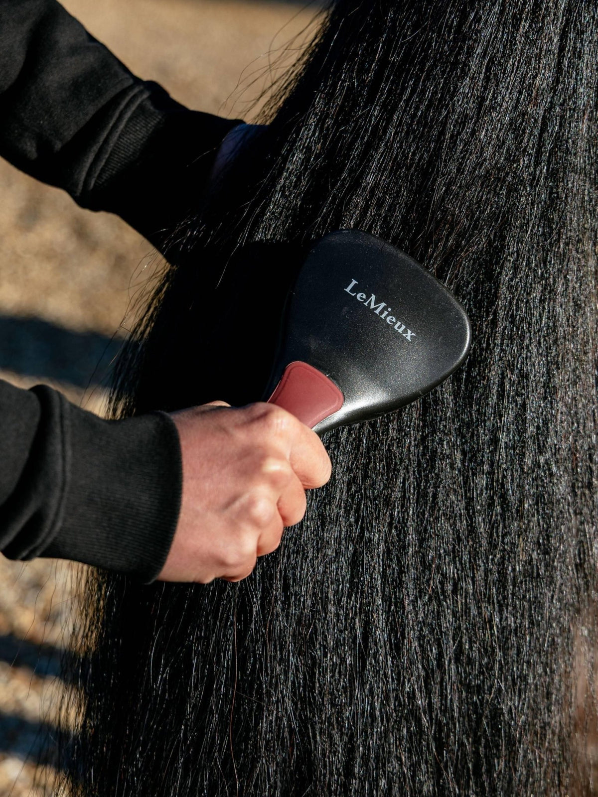 Lemieux Tail Brush Black - Nags Essentials