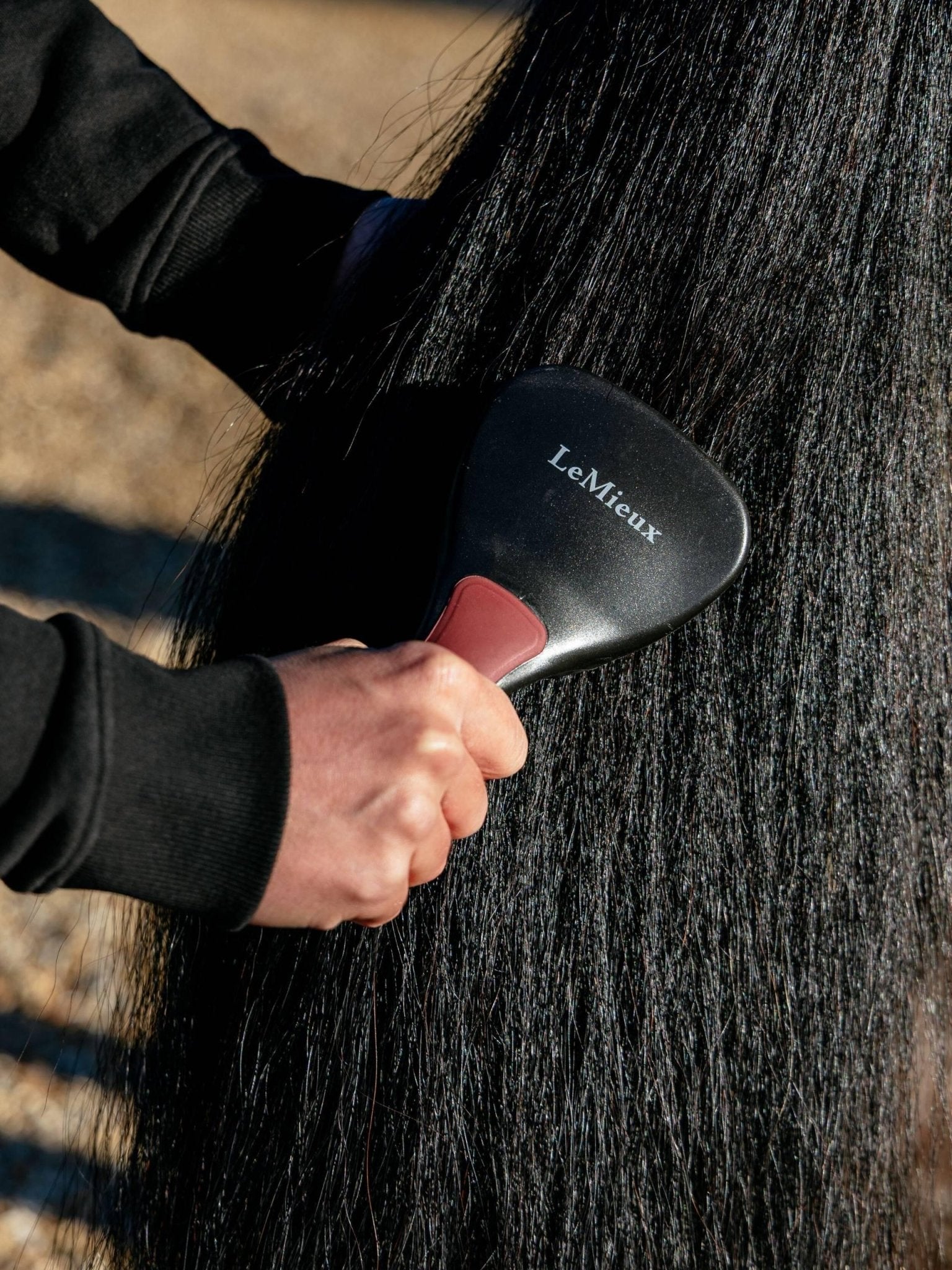 Lemieux Tail Brush Black - Nags Essentials