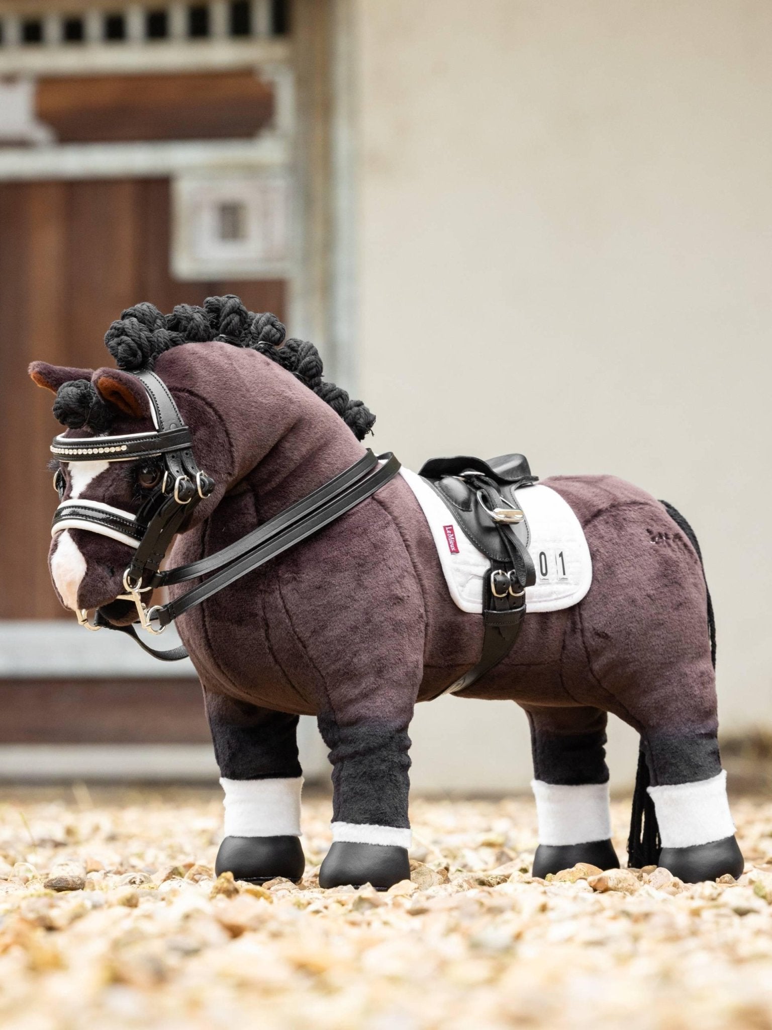 LeMieux Toy Pony Dressage Saddle - Black - Nags Essentials