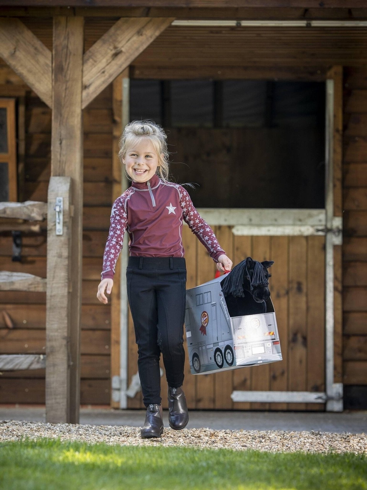 Lemieux Toy Pony Reversible Carry Case - Grey - Nags Essentials