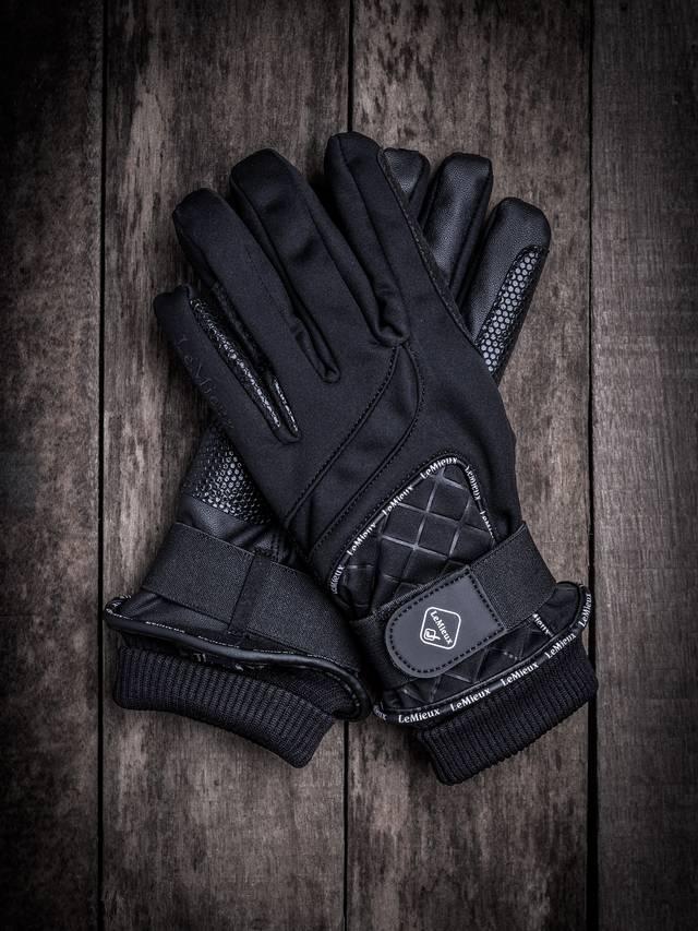 LeMieux Waterproof Lite Gloves - Black - Nags Essentials