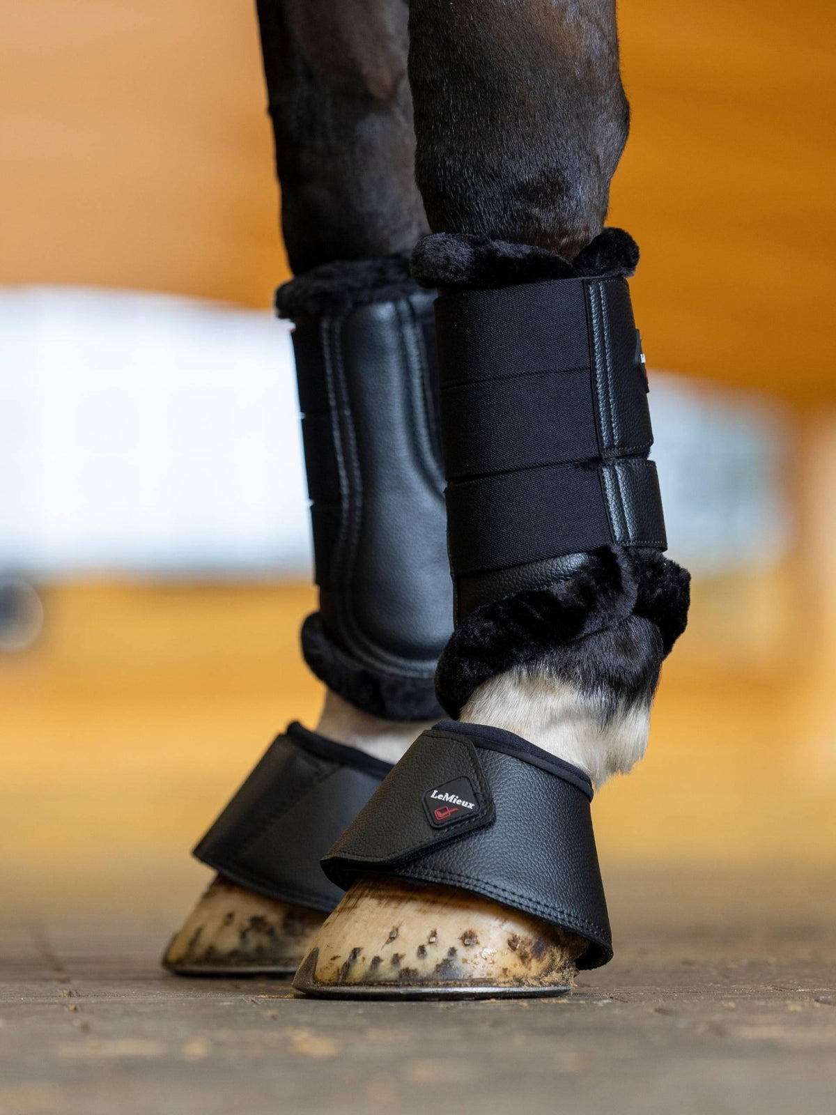 LeMieux WrapRound Leather Over Reach Boots - Nags Essentials