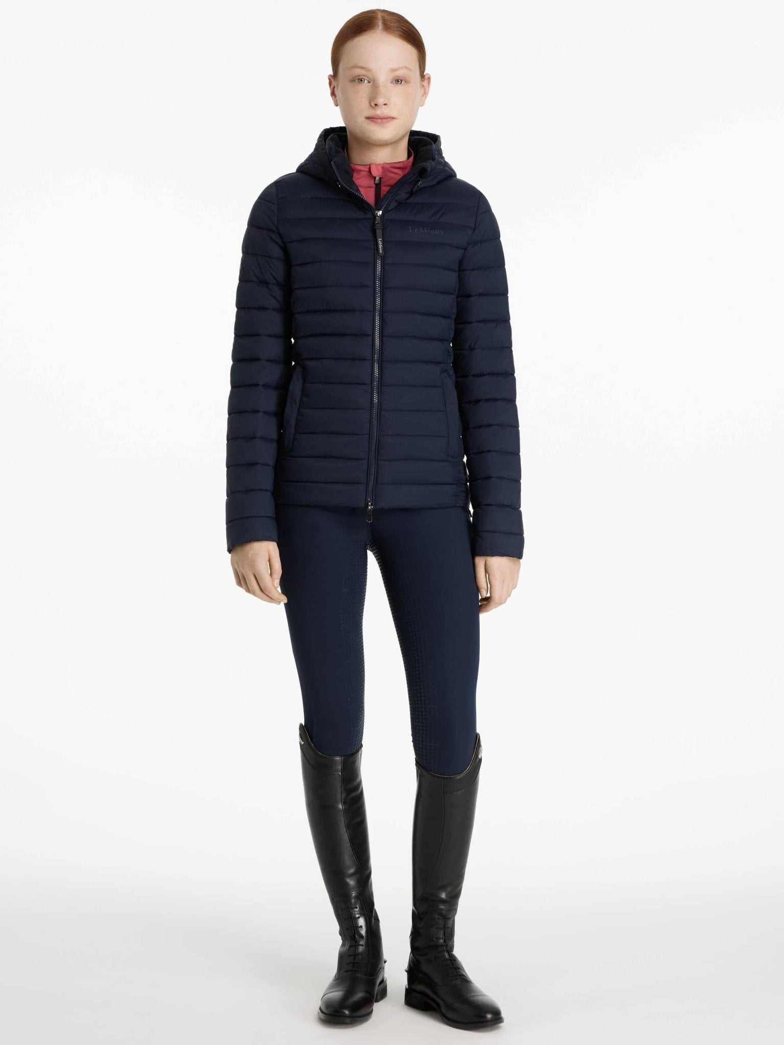 Lemieux Young Rider Ruby Puffer Jacket - Navy - Nags Essentials