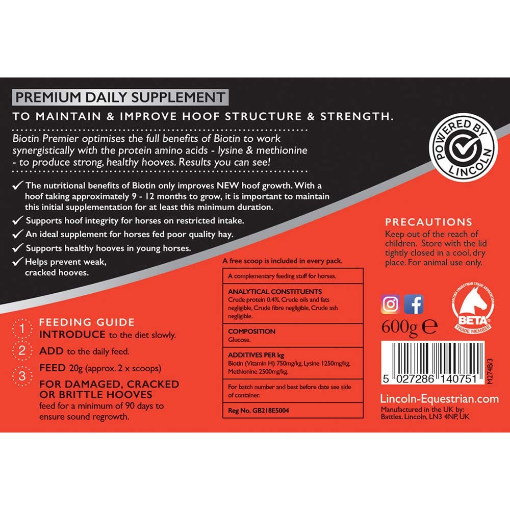 Lincoln Biotin Premier - Nags Essentials