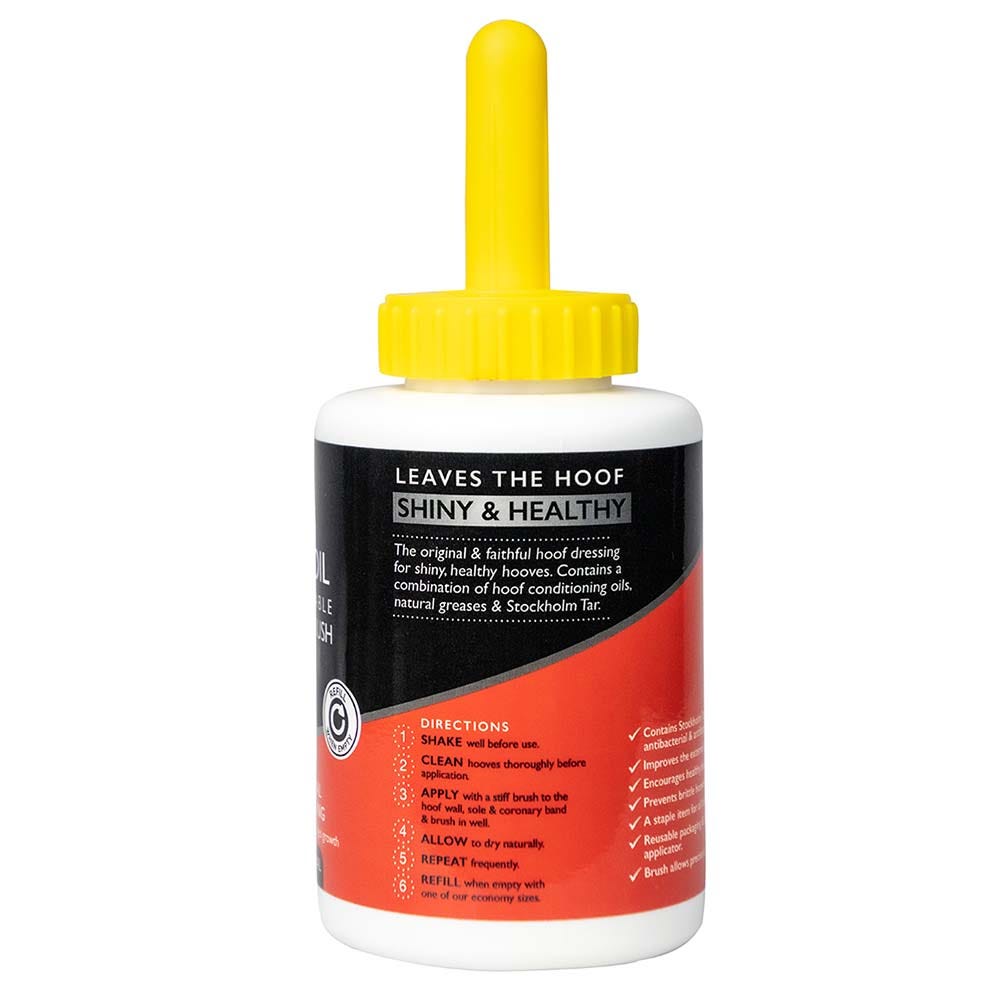 Lincoln Classic Hoof Oil With Reusable Bottle & Bush - Nags Essentials