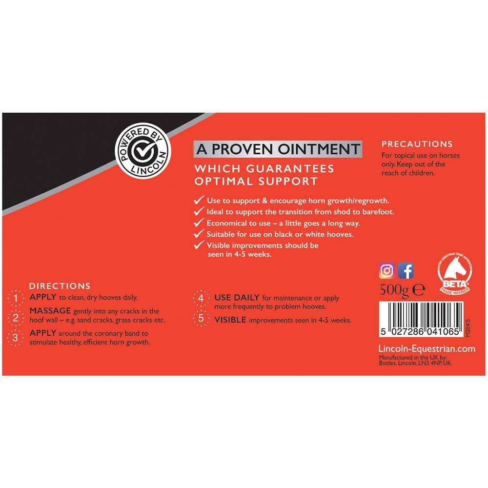 Lincoln Classic Hoof Ointment - Nags Essentials
