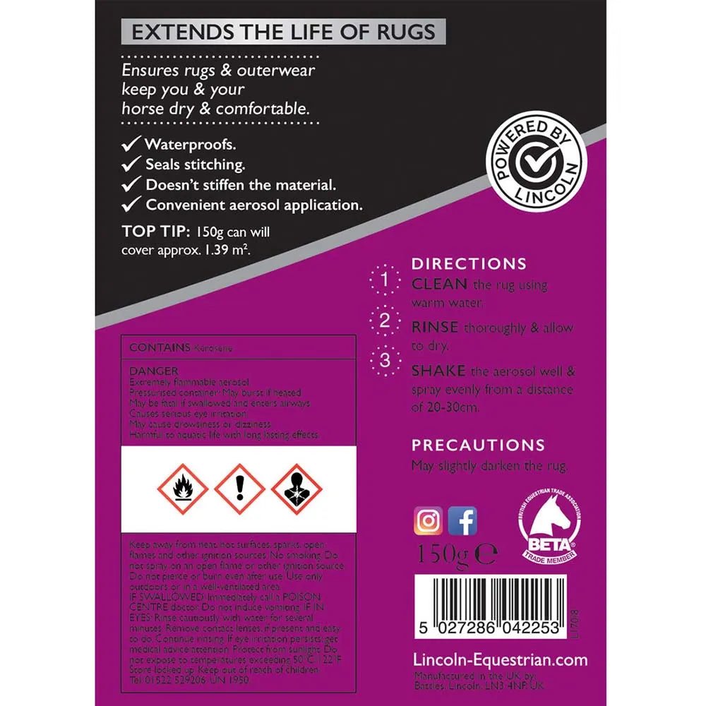 Lincoln Water Proofing Aerosol - Nags Essentials