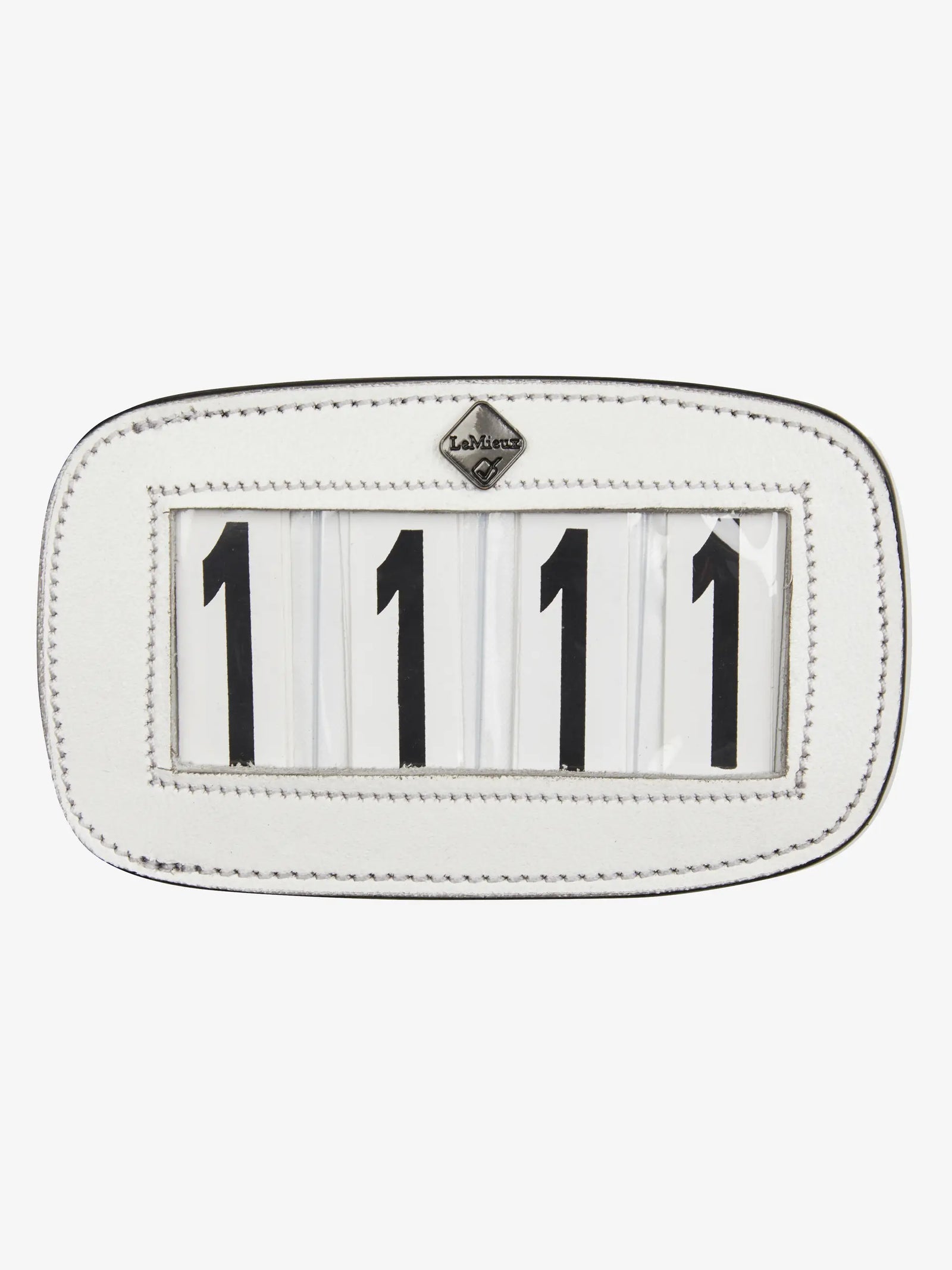 LeMieux Saddle Number Holder 4 Spaces - White