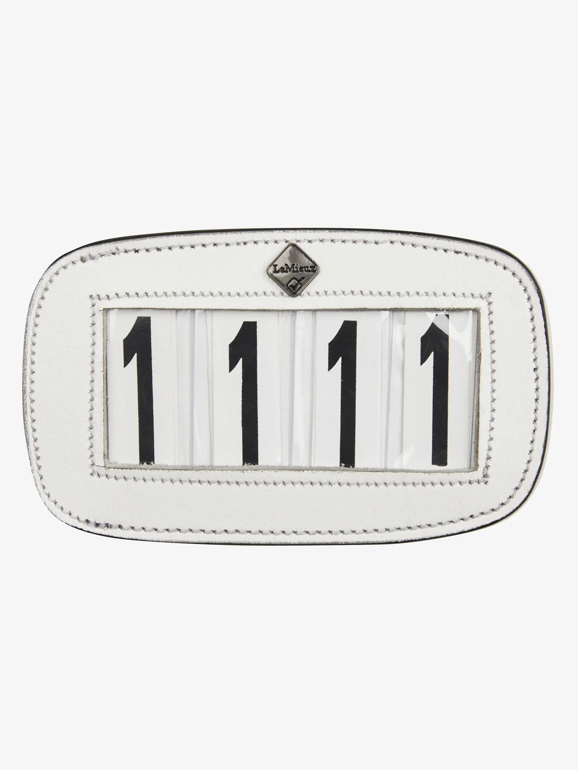 LeMieux Saddle Number Holder 4 Spaces - White