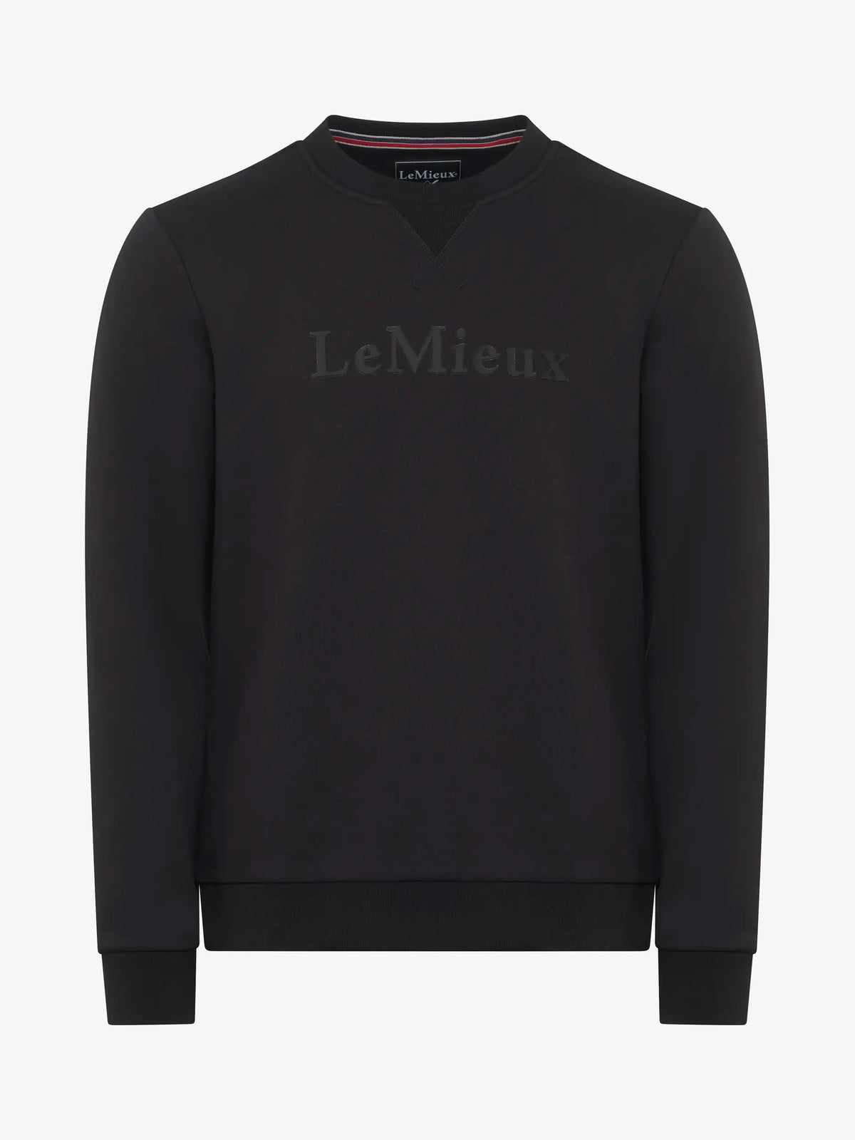 LeMieux Mens Elite Crew Sweatshirt - Black