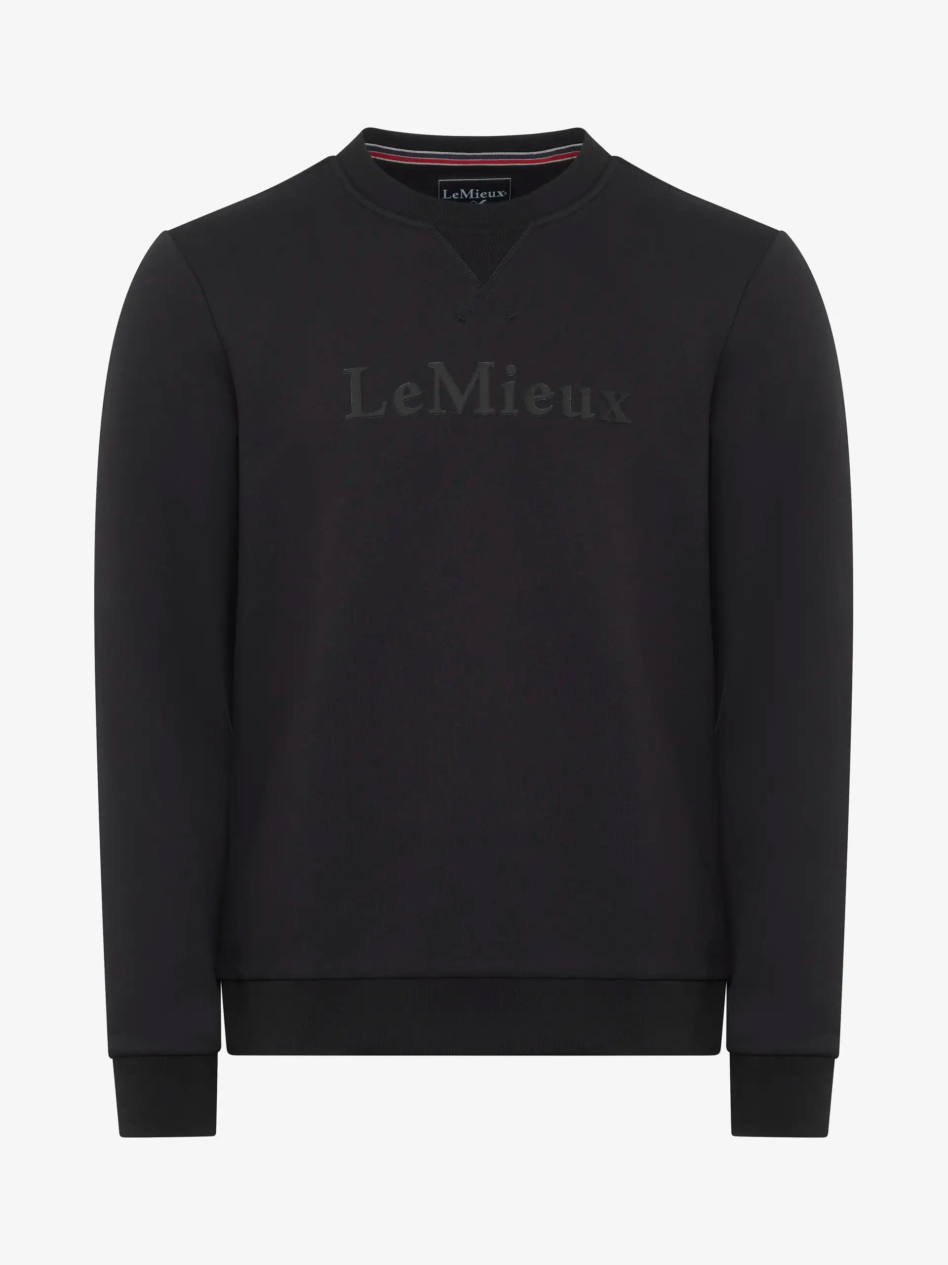 LeMieux Mens Elite Crew Sweatshirt - Black