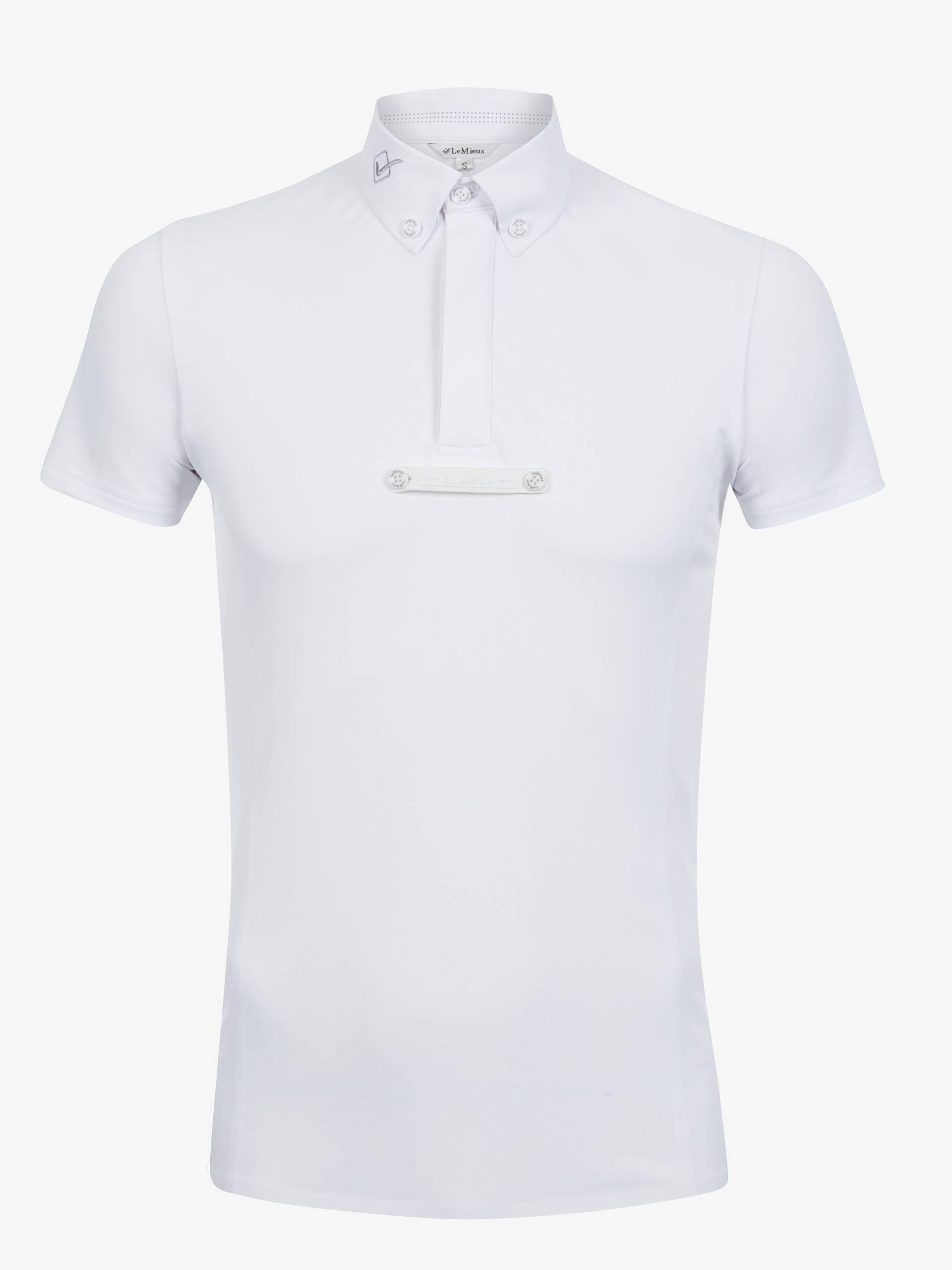 LeMieux Mens Competition Shirt  - White