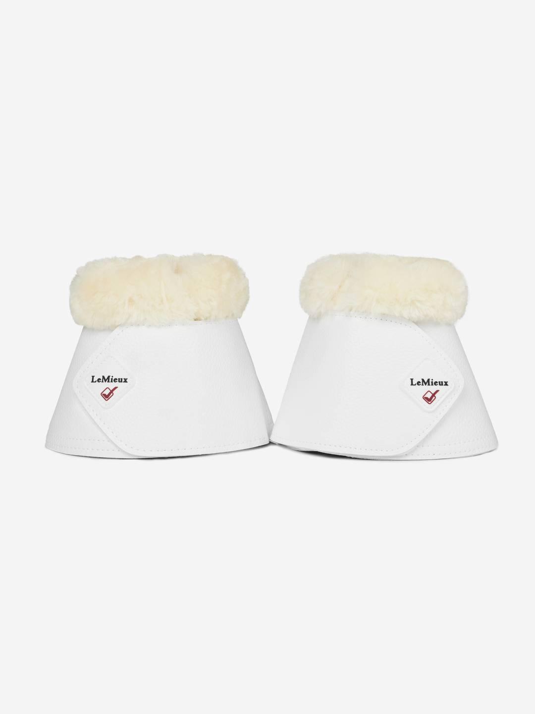 LeMieux Fleece Leather WrapRound Over Reach Boots