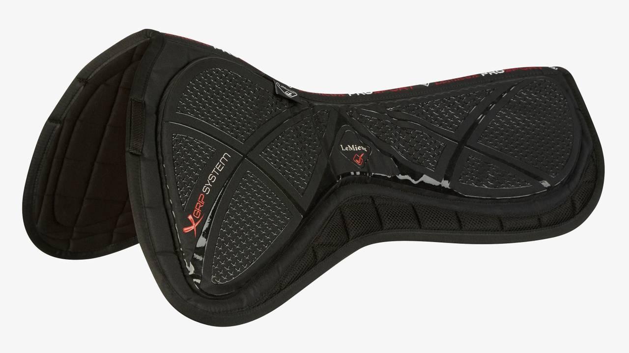 LeMieux X-Grip Silicone Half Pad - Black