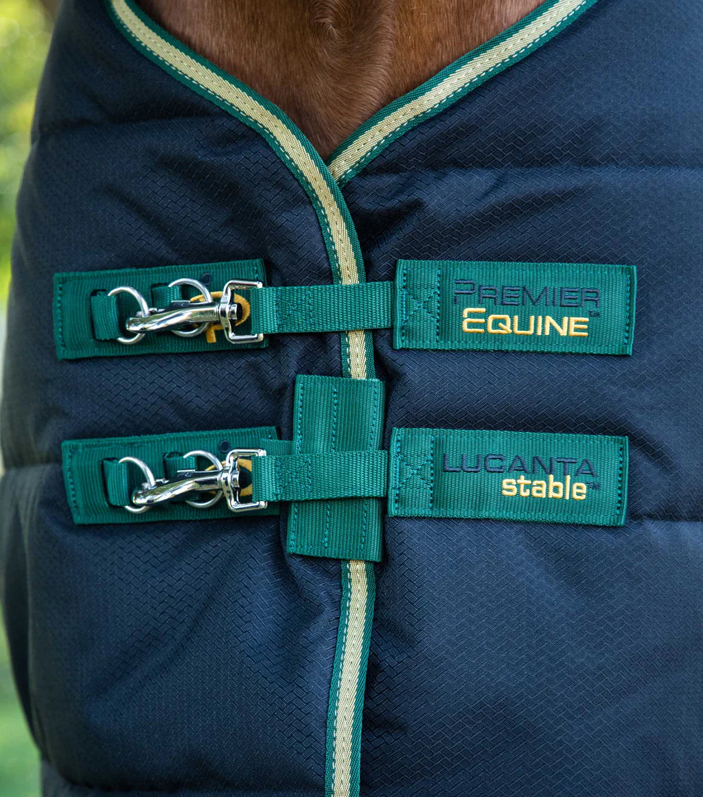 Premier Equine Lucanta Demi Stable Rug 450g - Black