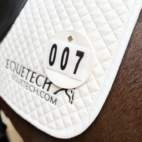 Luxe Dressage Saddle Cloth Number - Pair - Nags Essentials
