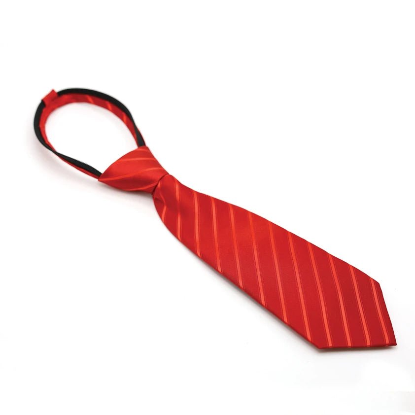 Luxury Red Ready-Tied Show Tie - Adults Red - Nags Essentials