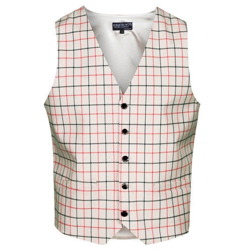 Mens Classic Tattersall Check Waistcoat - Nags Essentials