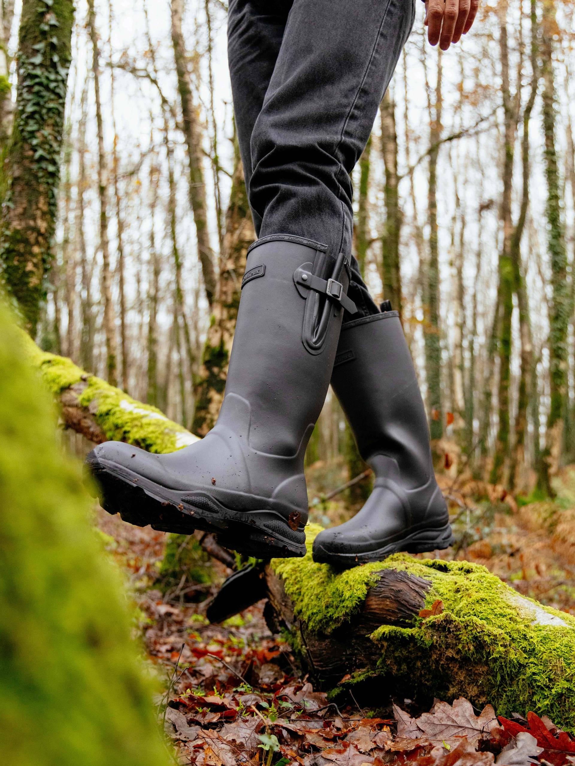 LeMieux Mens Ultra Stride Wellington Boots -Black