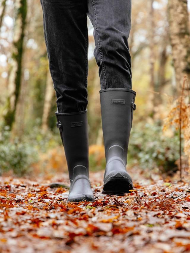 LeMieux Mens Ultra Stride Wellington Boots -Black