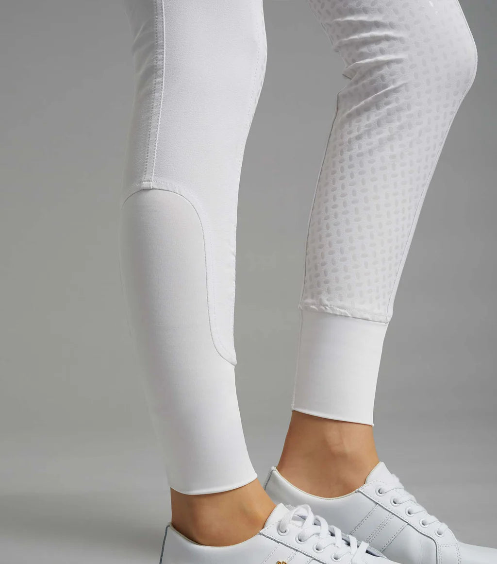 Premier Equine Milliania Ladies Full Seat Gel Competition Breeches - White