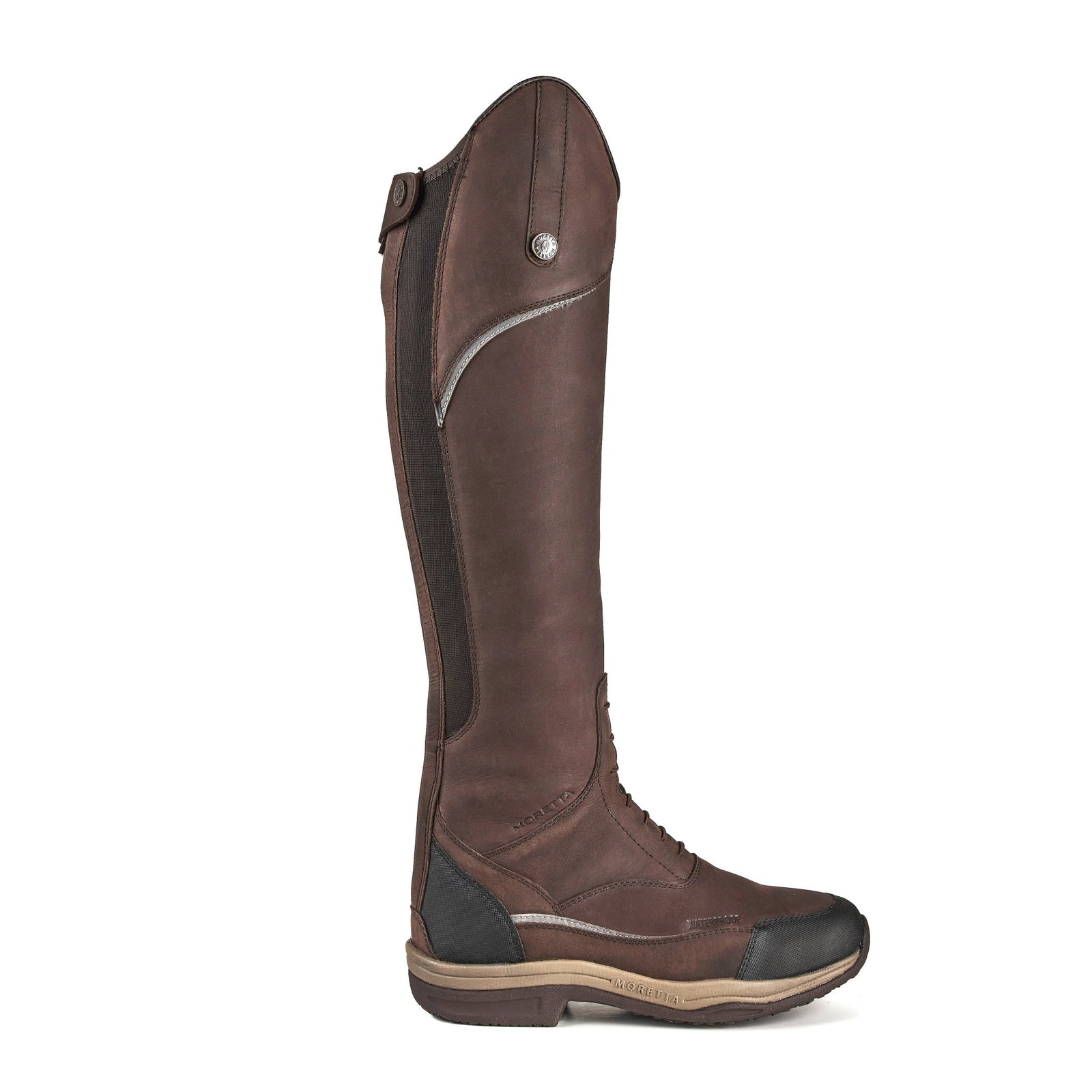 Moretta Brown Voltana Long XGRIP Boots - Brown - Nags Essentials