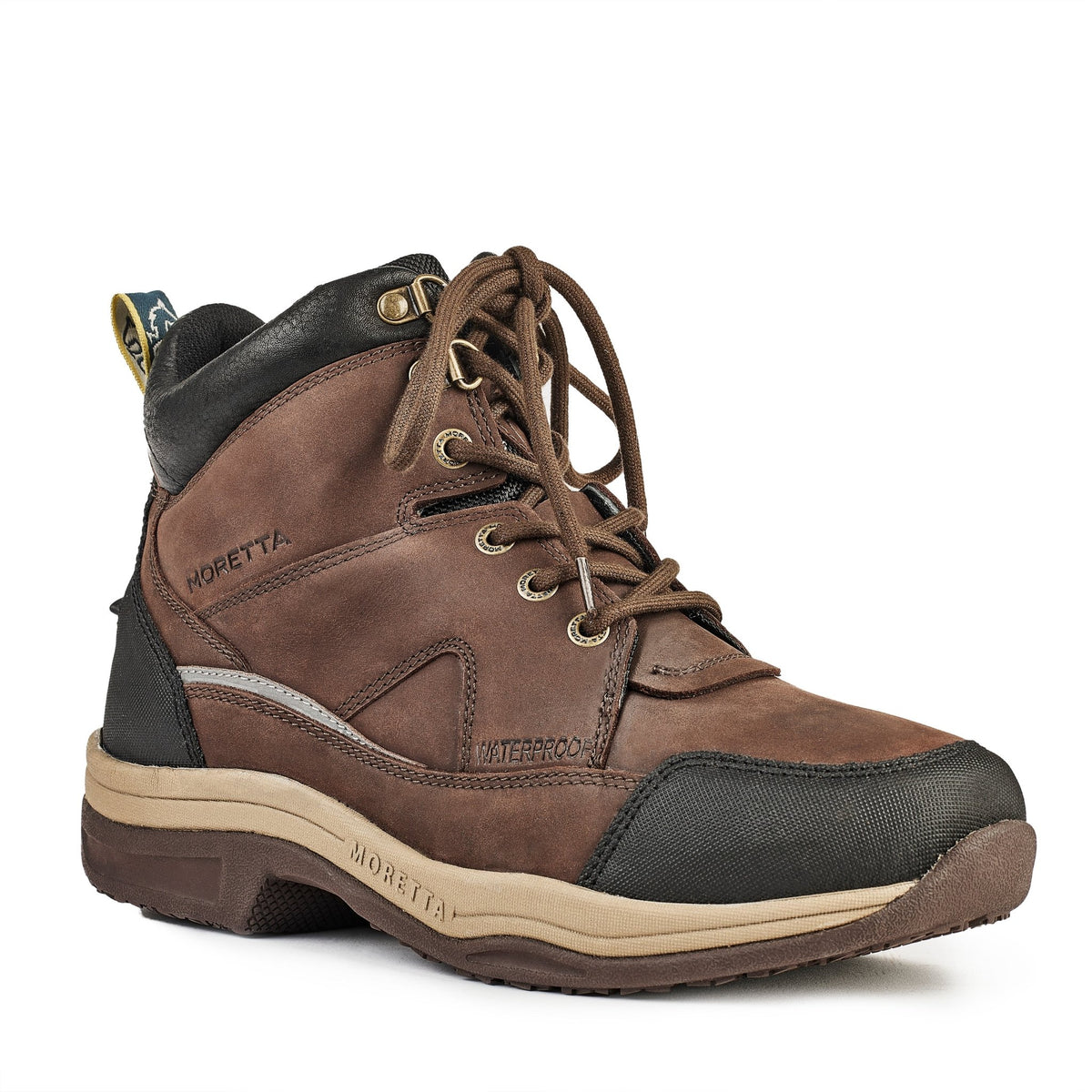 Moretta Eleonora Lace Front XGRIP Boots - Brown - Nags Essentials