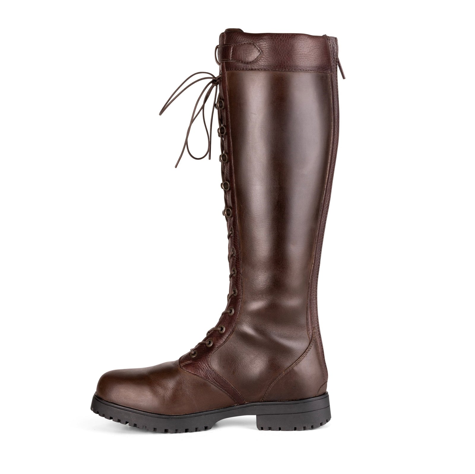 Moretta Teramo Lace Country Boots - Dark Brown - Nags Essentials