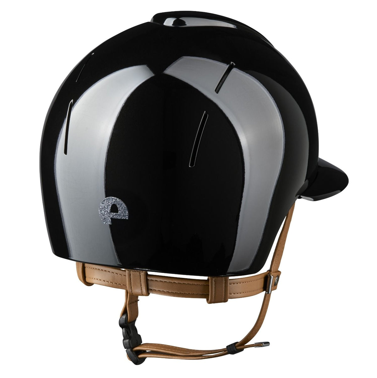 KEP Smart Nova Polish Black with Silver Star Grill and Tan Harness Polo Peak