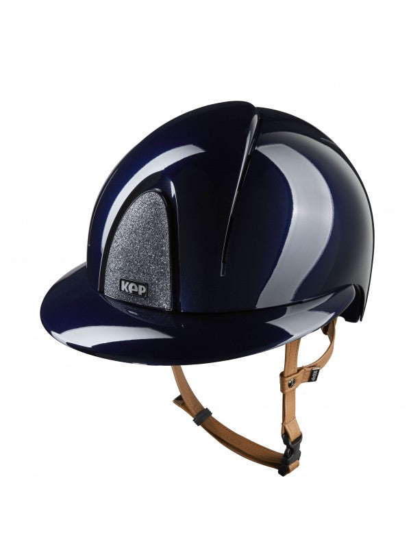 KEP Smart Nova Polish Blue with Silver Star Grill and Tan Harness Polo Peak