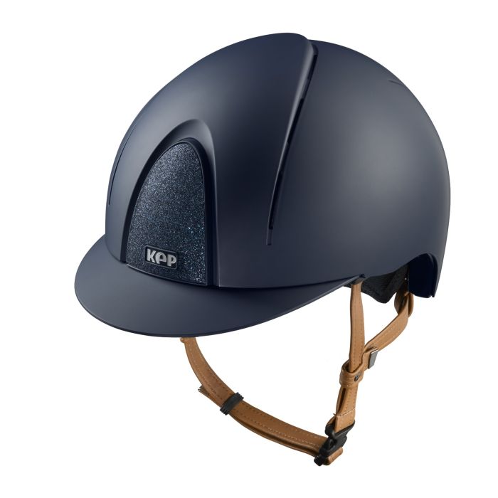 KEP Smart Nova Matt Blue with Blue Star Grill Standard Peak with Tan Harness