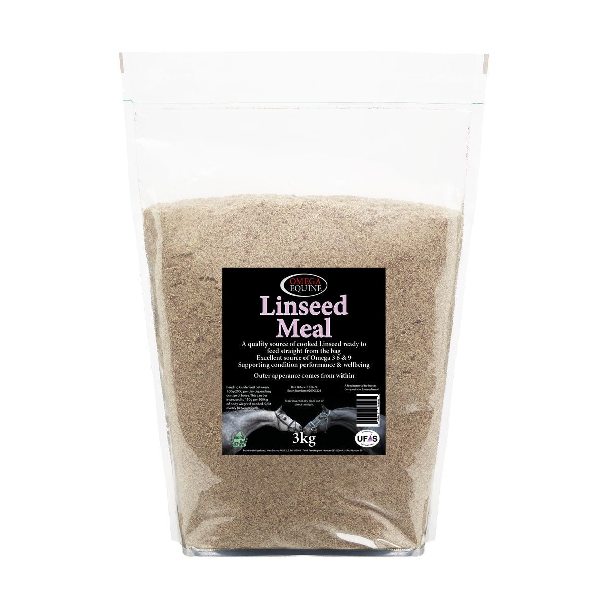 Omega Equine Linseed Meal - Nags Essentials