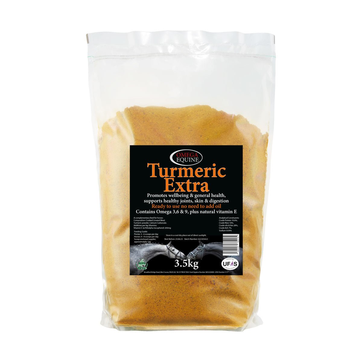 Omega Equine Turmeric Extra - Nags Essentials