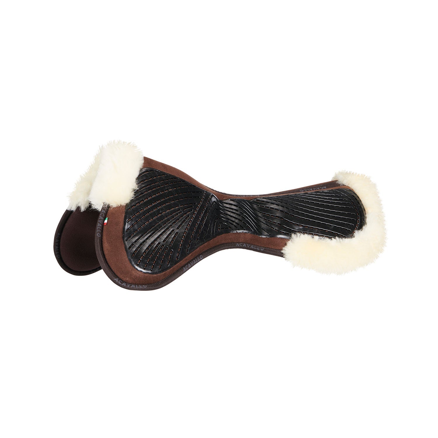 Pad MF-S JCCS-S CW-CS suede cut-out sheepskin gel grip flat - Nags Essentials