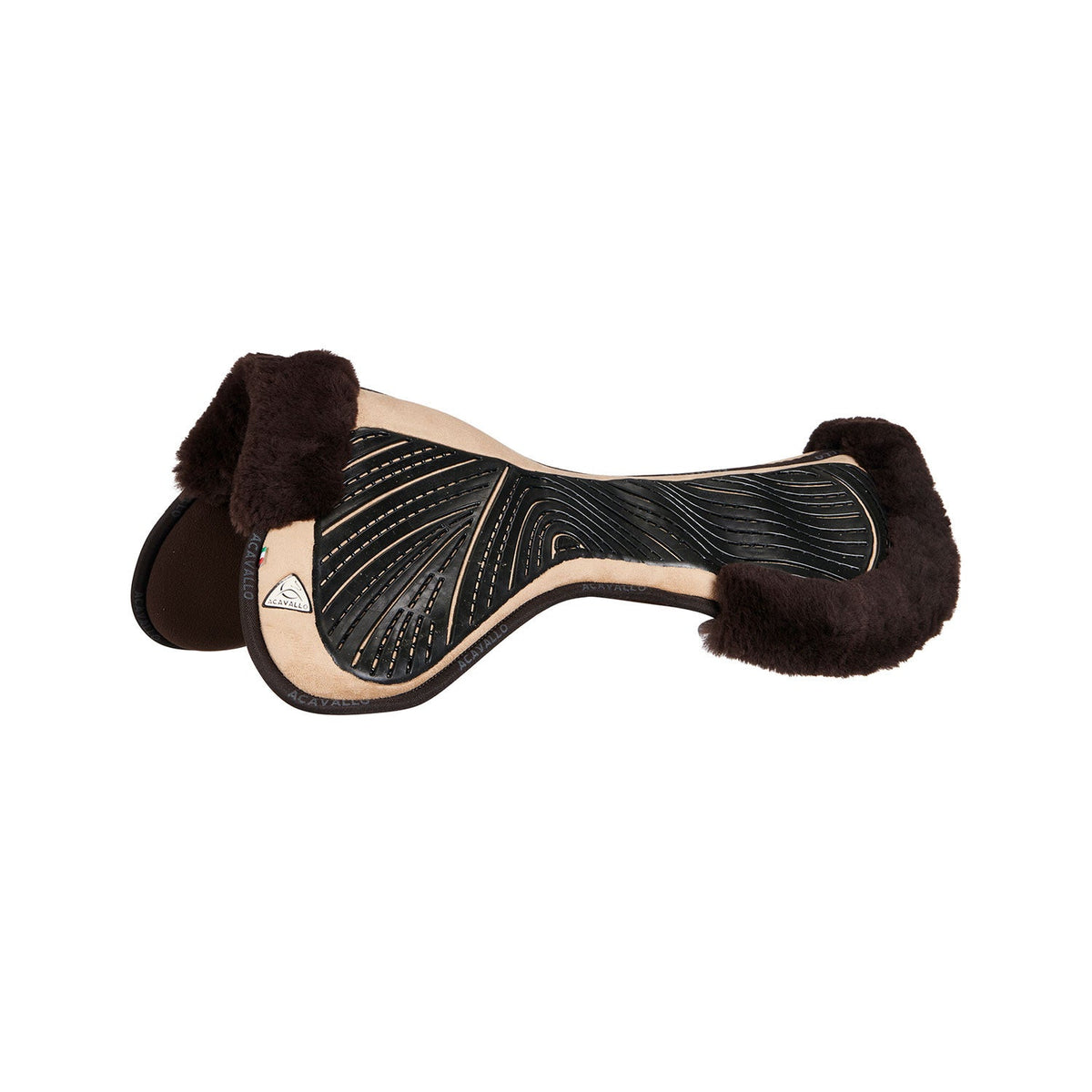Pad MF-S JCCS-S CW-CS suede cut-out sheepskin gel grip flat - Nags Essentials