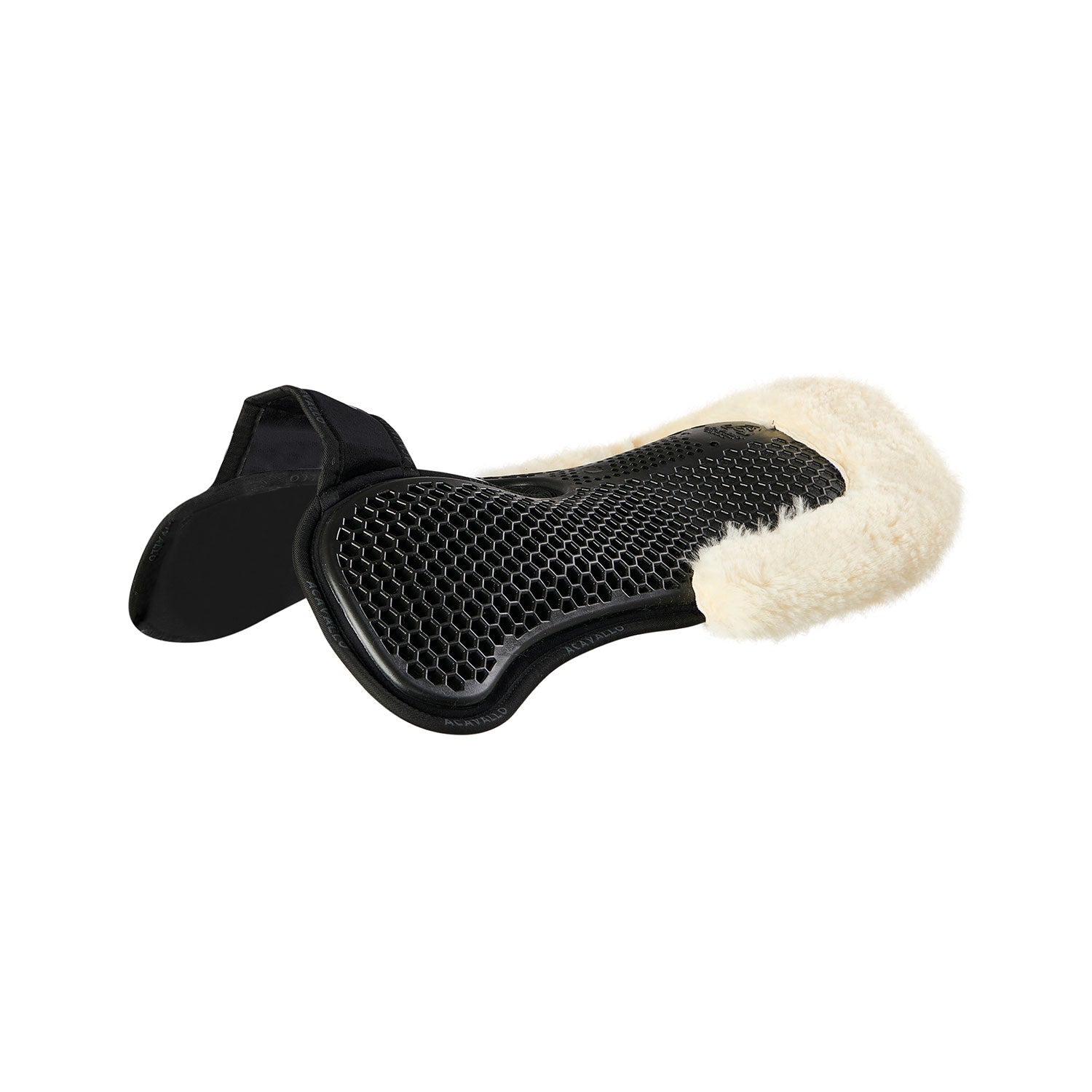 Pad MF-S WFS suede rear sheepskin Hexagonal gel front riser - Nags Essentials