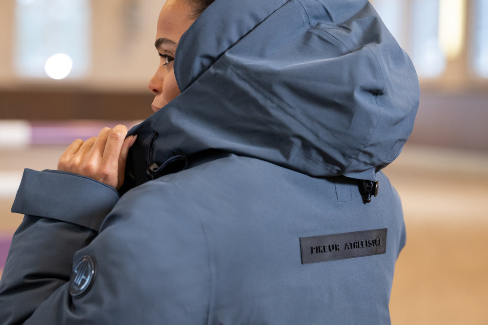 Pikeur Athleisure Raincoat - Graphite Blue