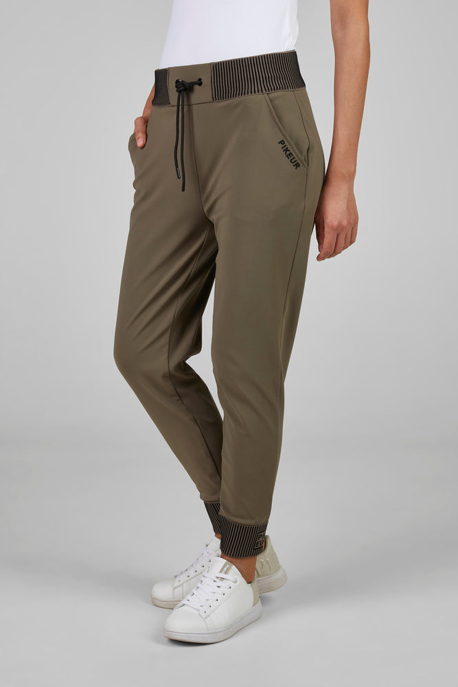 Pikeur Selection Jogger Pants - Slate Brown