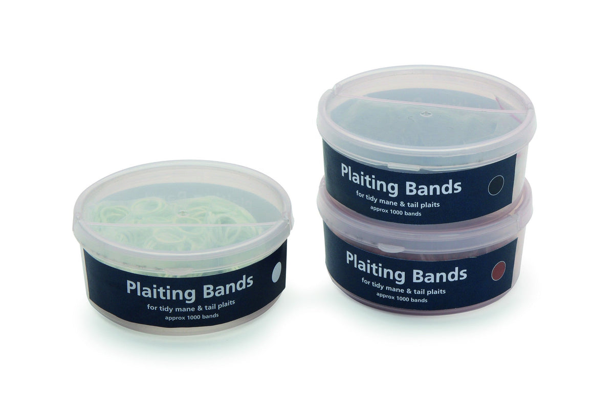 Plaiting Bands - Tub - Nags Essentials