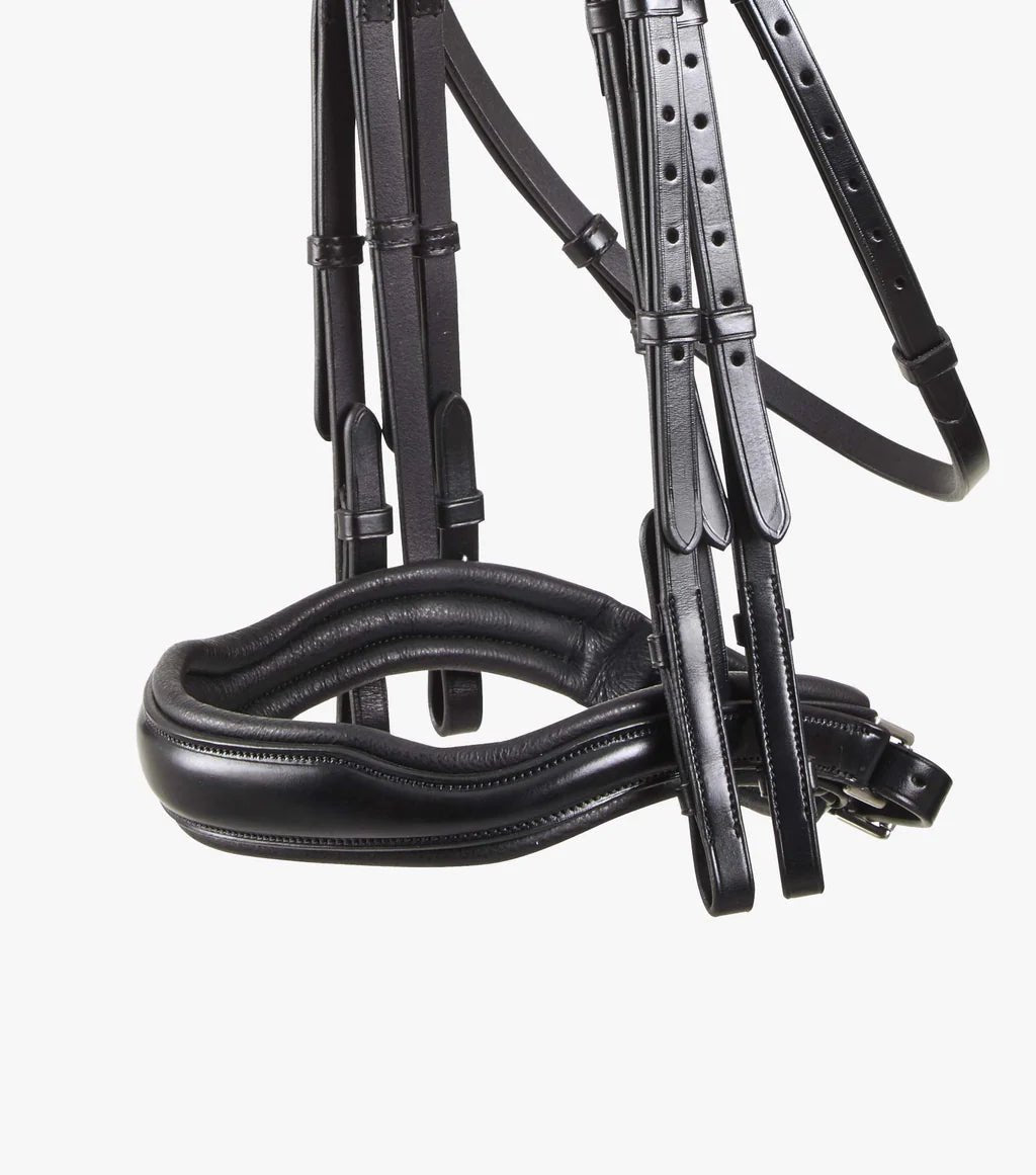 Premier Equine Abriano Anatomic Double Bridle Black - Nags Essentials