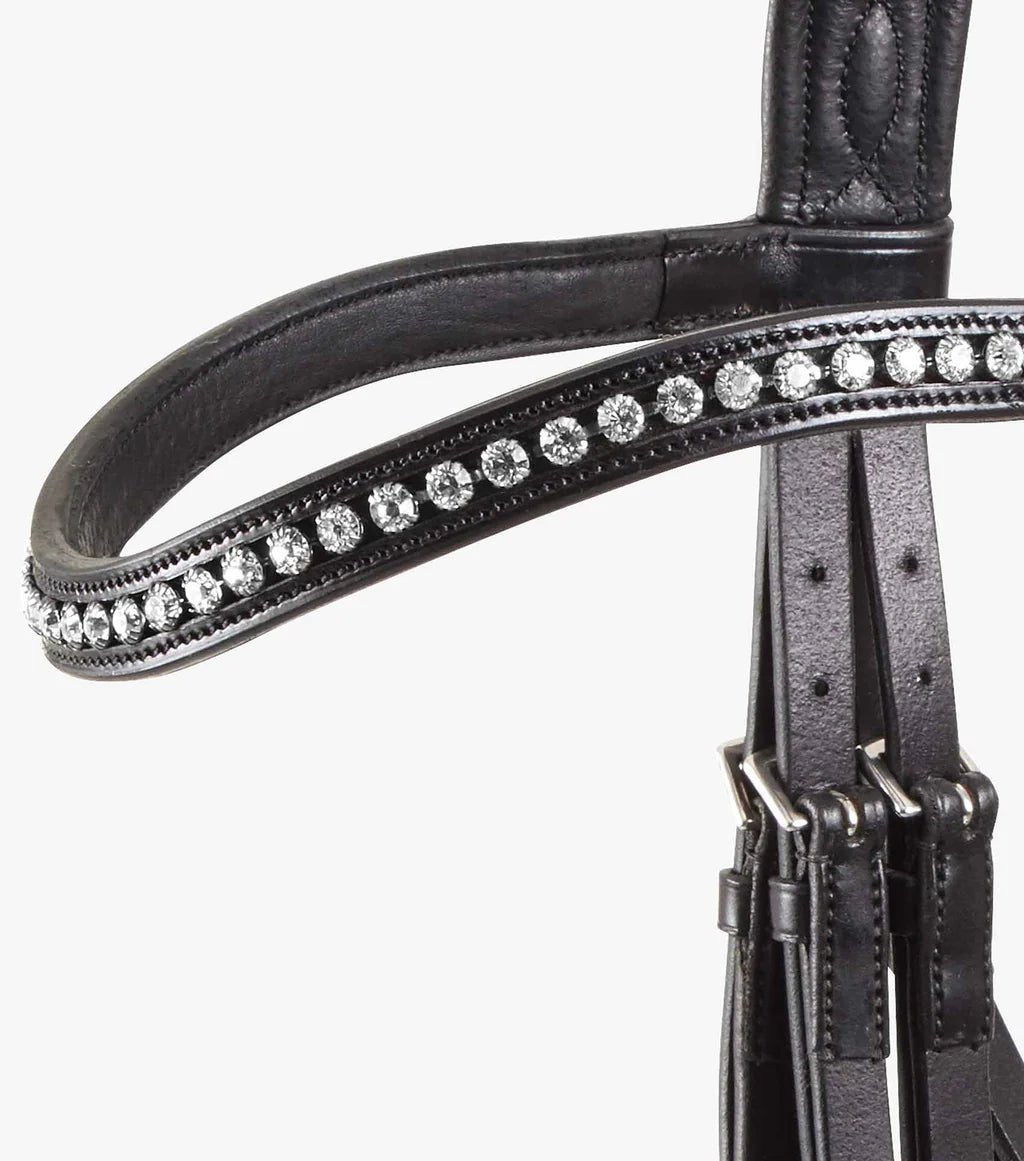 Premier Equine Abriano Anatomic Double Bridle Black - Nags Essentials