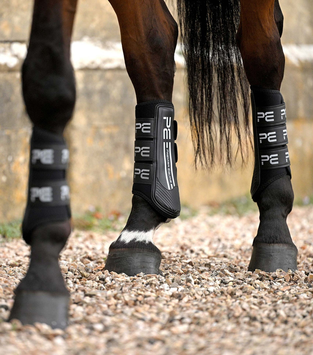 Premier Equine Air Velox Single Locking Brushing Boots - Nags Essentials