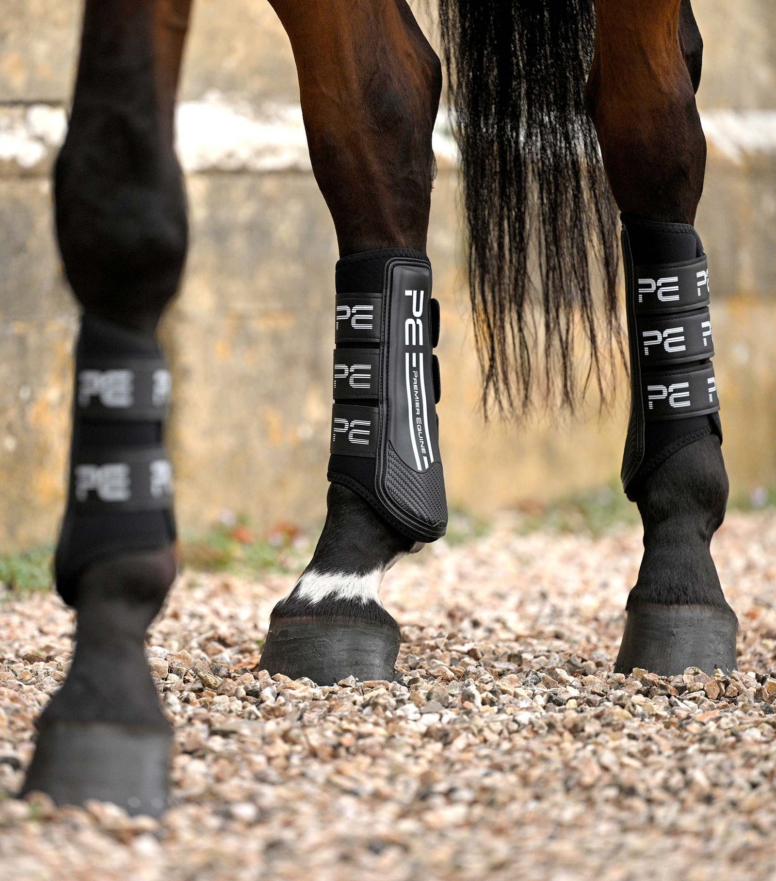 Premier Equine Air Velox Single Locking Brushing Boots - Nags Essentials