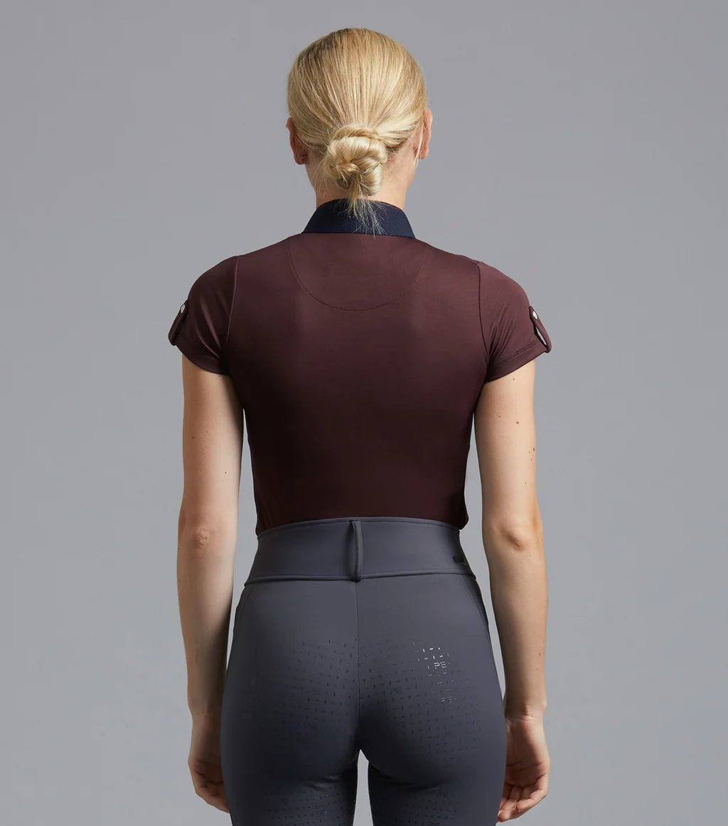 Premier Equine Amia Ladies Technical Short Sleeve Riding Top - Nags Essentials