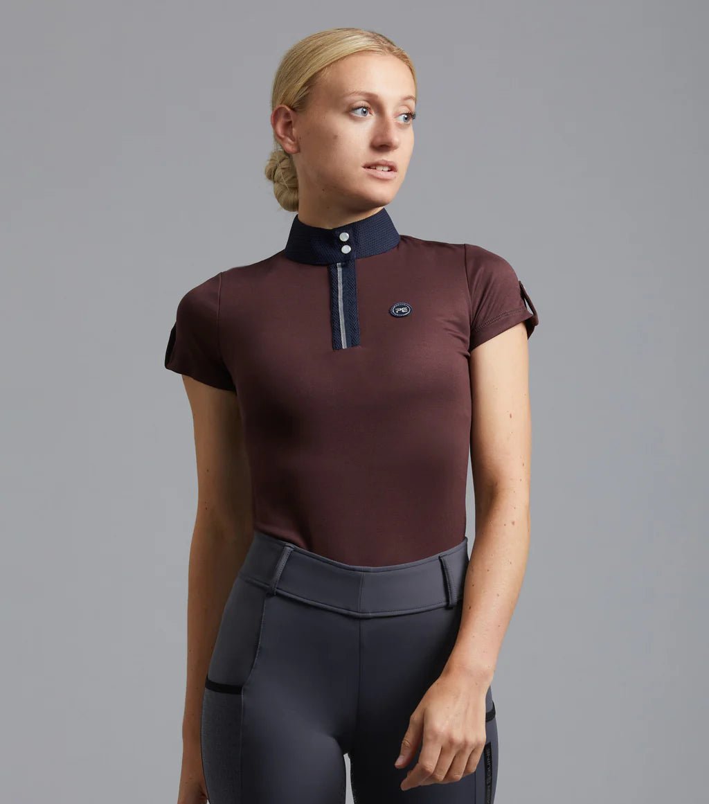 Premier Equine Amia Ladies Technical Short Sleeve Riding Top - Nags Essentials