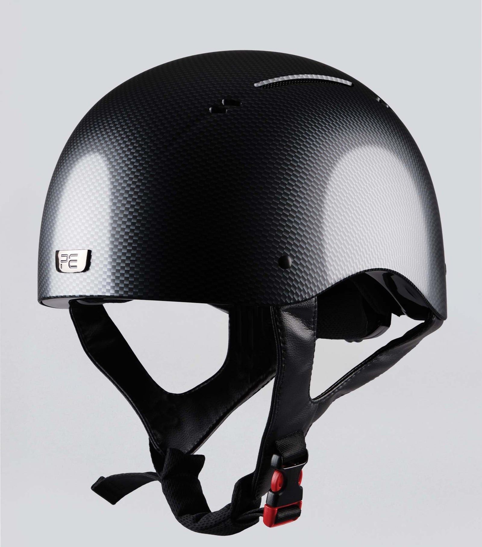 Premier Equine Artemis Gloss Jockey Skull Carbon Shield - Nags Essentials